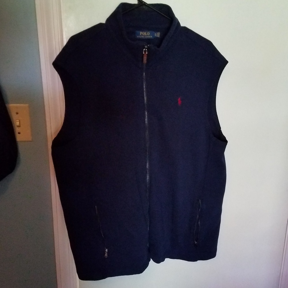 Men Polo Ralph Lauren Full Zip Sweater Vest
